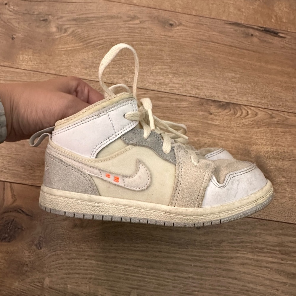 Jordan 1 Mid SE Craft TD 'Inside Out' Sneakers - Boys 10c